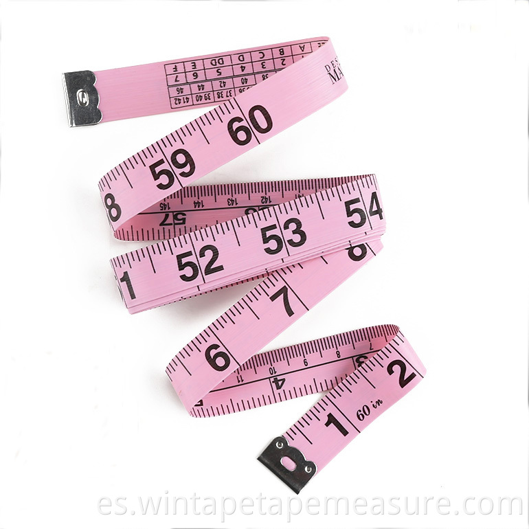 Sastre tipo de medición de costura 60 pulgadas 1,5 regla de medición del cuerpo regla de sastrería cintas métricas sastre
